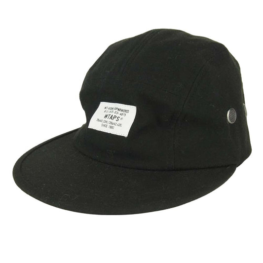 WTAPS ダブルタップス 20AW 202HCDT-HT02 T-5 CAP / NYCO . SATIN キャンプ キャップ ブラック系【中古】