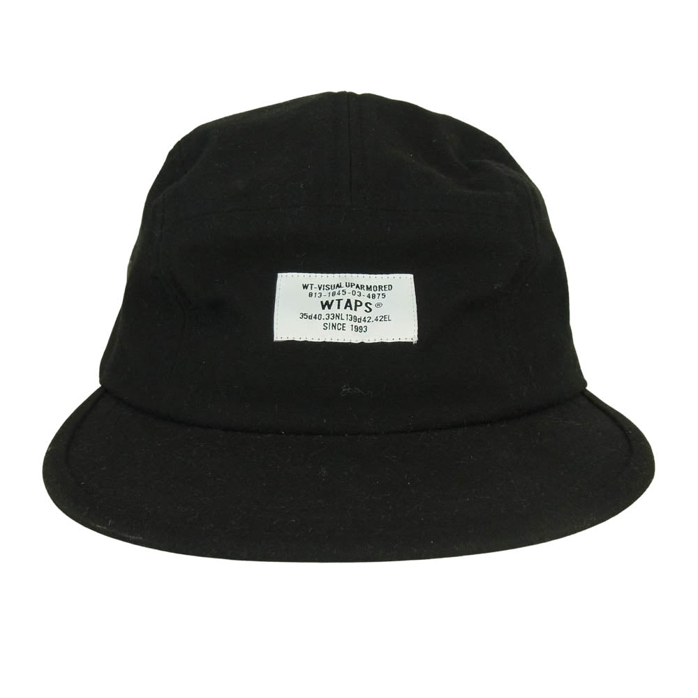 WTAPS ダブルタップス 20AW 202HCDT-HT02 T-5 CAP / NYCO . SATIN キャンプ キャップ ブラック系【中古】