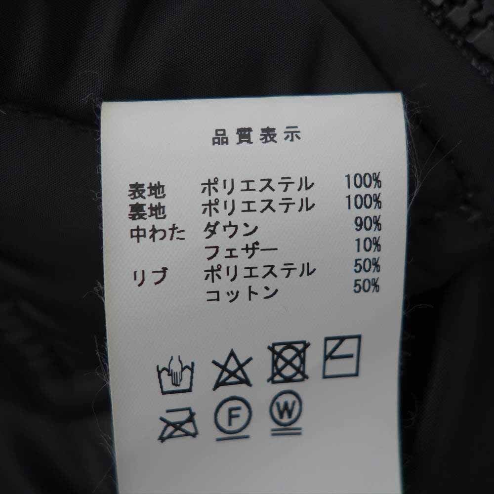 DESCENDANT ディセンダント 20AW FULTON DOWN JACKET キルティング ダウン ジャケット ブラック系 2【中古】