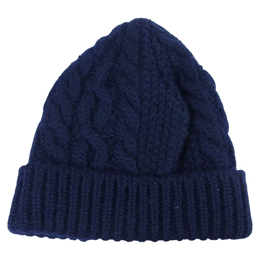 BY GLADHAND バイグラッドハンド BYGH-20-AW-G04 Islands Knit Cap ニット帽 日本製 ネイビー系 F【中古】