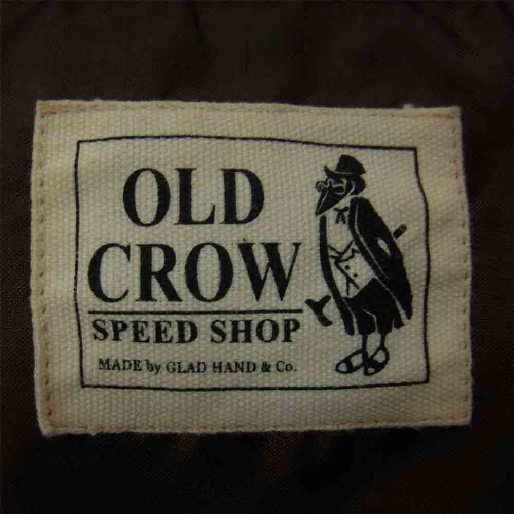 オールドクロウ OC-18-AW-13 Old Rod Check L/S Shirts オープンカラー 開襟 チェック シャツ  ブラウン系 チェック M【中古】