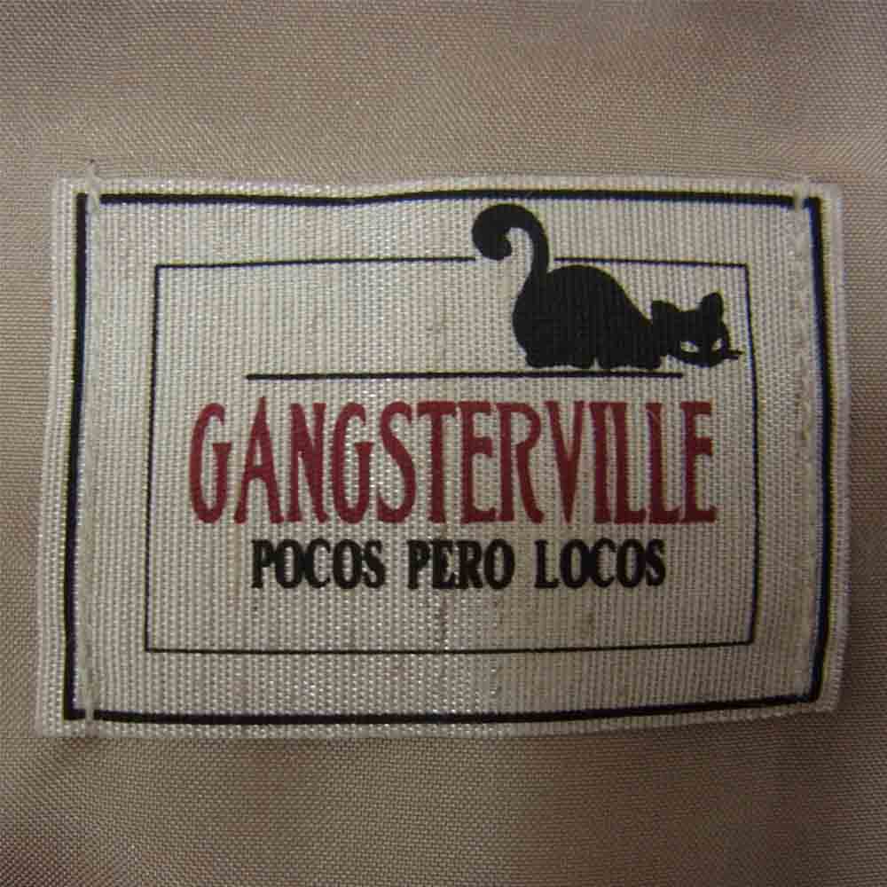 GANGSTERVILLE ギャングスタービル GSV-20-SS-15 DIAMONDS - L/S SHIRTS オープンカラー 開襟 ドット シャツ レッド系 M【中古】