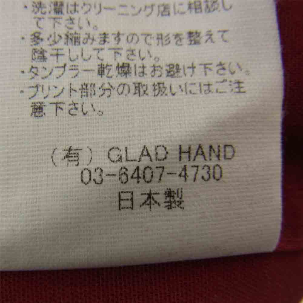 GANGSTERVILLE ギャングスタービル GSV-20-SS-15 DIAMONDS - L/S SHIRTS オープンカラー 開襟 ドット シャツ レッド系 M【中古】