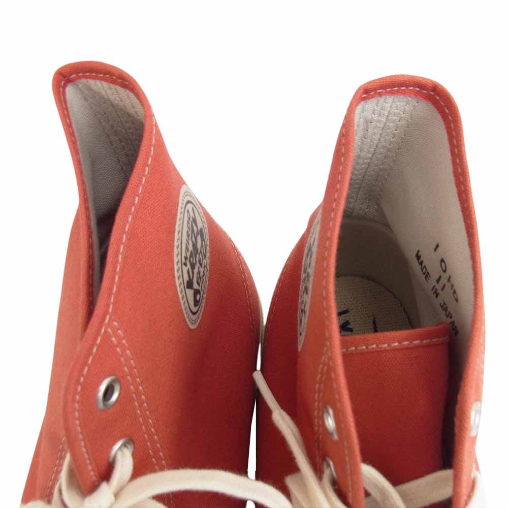 WEIRDO ウィアード KRAZY FEET ハイカットスニーカー  オレンジ系 11【中古】