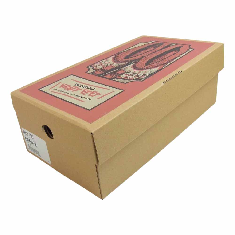 WEIRDO ウィアード KRAZY FEET ハイカットスニーカー  オレンジ系 11【中古】