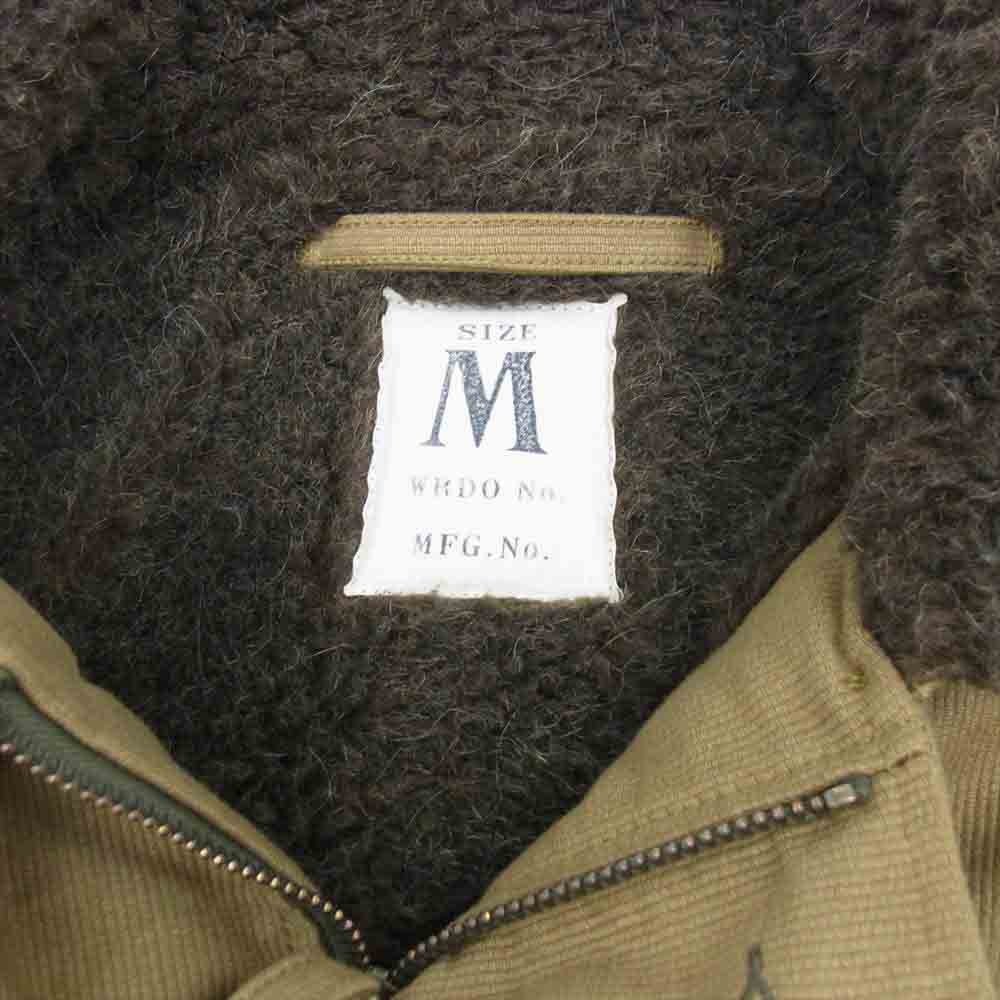 WEIRDO ウィアード WRD-20-AW-05 WRD CLUB ステンシル ペイント N-1 デッキ ジャケット カーキ系 M【中古】