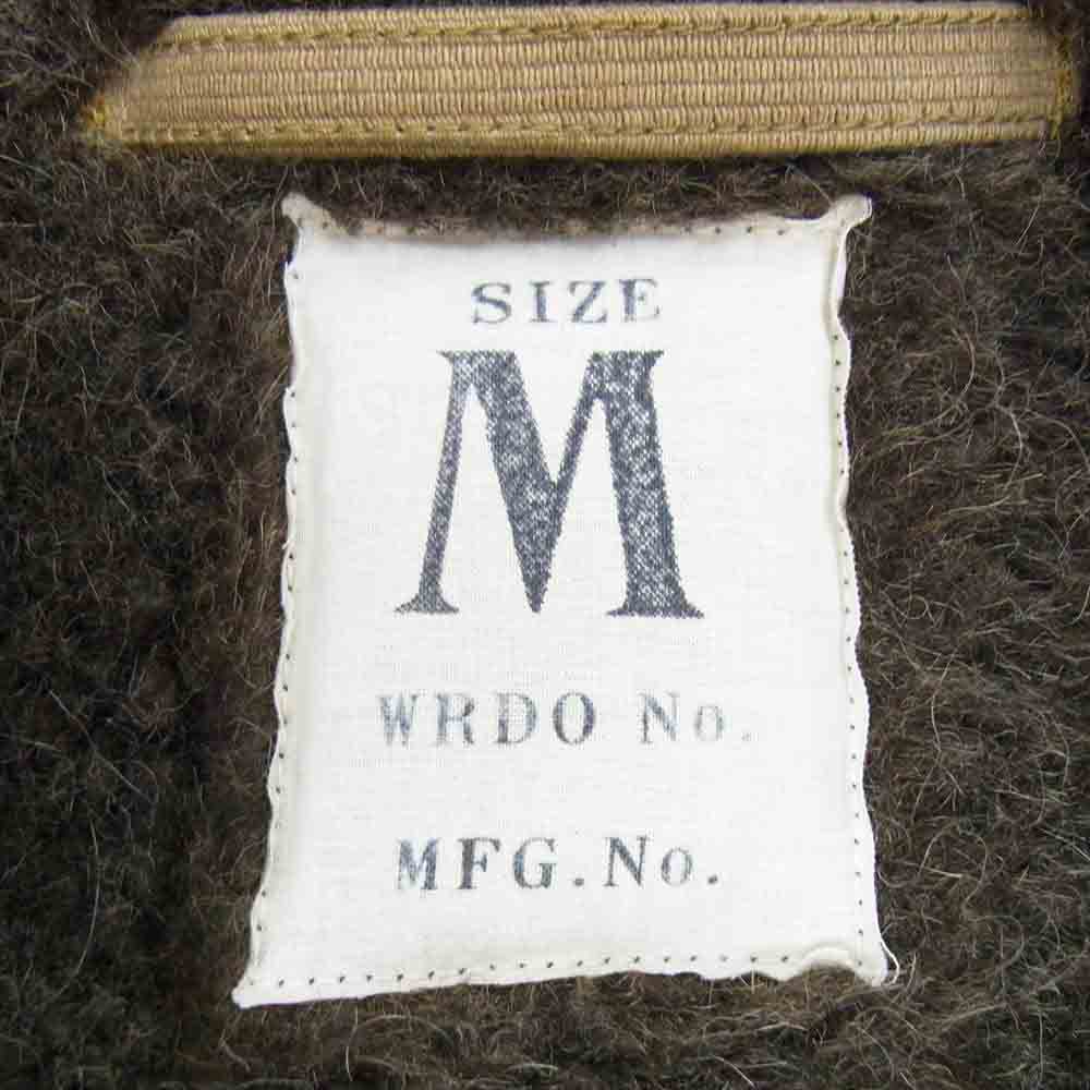 WEIRDO ウィアード WRD-20-AW-05 WRD CLUB ステンシル ペイント N-1 デッキ ジャケット カーキ系 M【中古】