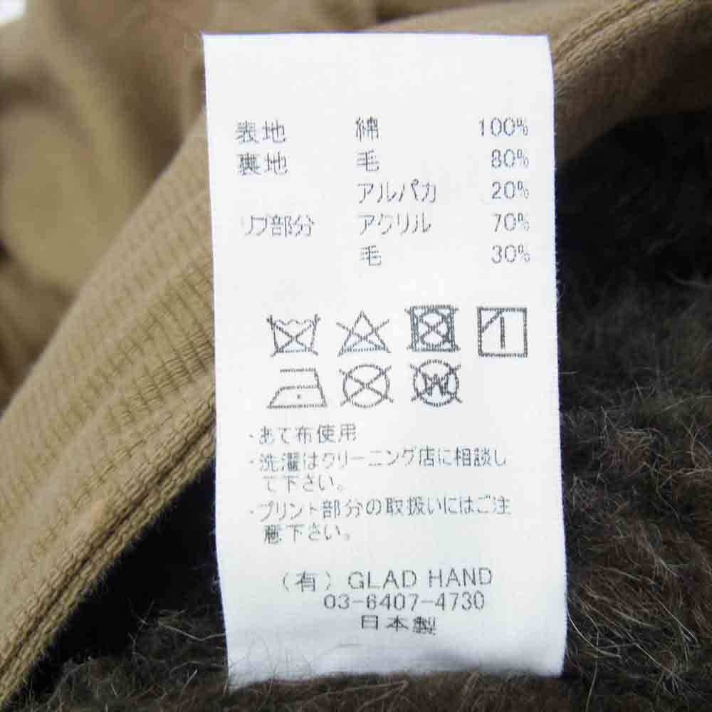 WEIRDO ウィアード WRD-20-AW-05 WRD CLUB ステンシル ペイント N-1 デッキ ジャケット カーキ系 M【中古】