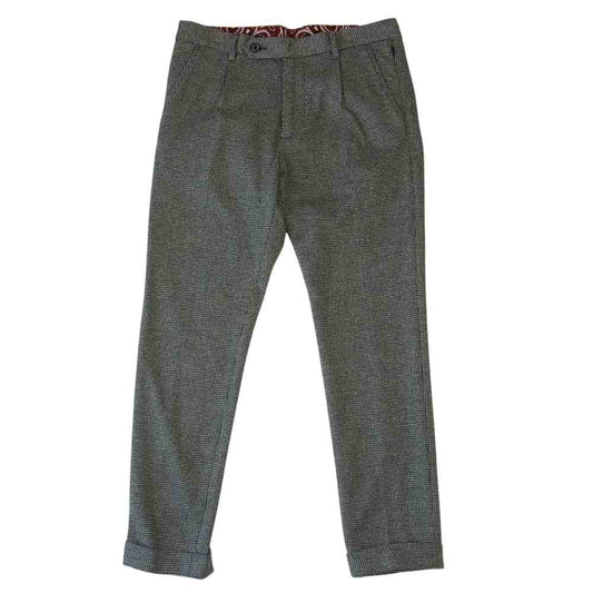 1piu1uguale3 ウノピュウノウグァーレトレ MRP477 WOL111 TRAVEL PANTS トラベル パンツ ブラック系 4【美品】【中古】