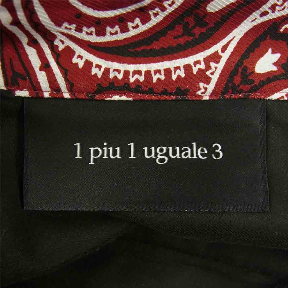 1piu1uguale3 ウノピュウノウグァーレトレ MRP477 WOL111 TRAVEL PANTS トラベル パンツ ブラック系 4【美品】【中古】