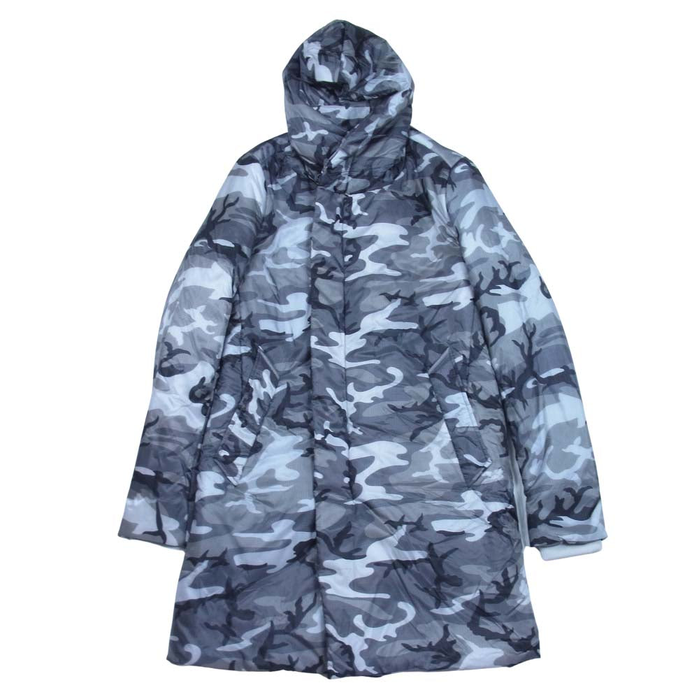 1piu1uguale3 ウノピュウノウグァーレトレ MRC105 NYN026 NEXT WRAP HOODED カモフラ ラップ フーディ ジャケット ダークグレー系 IV【美品】【中古】