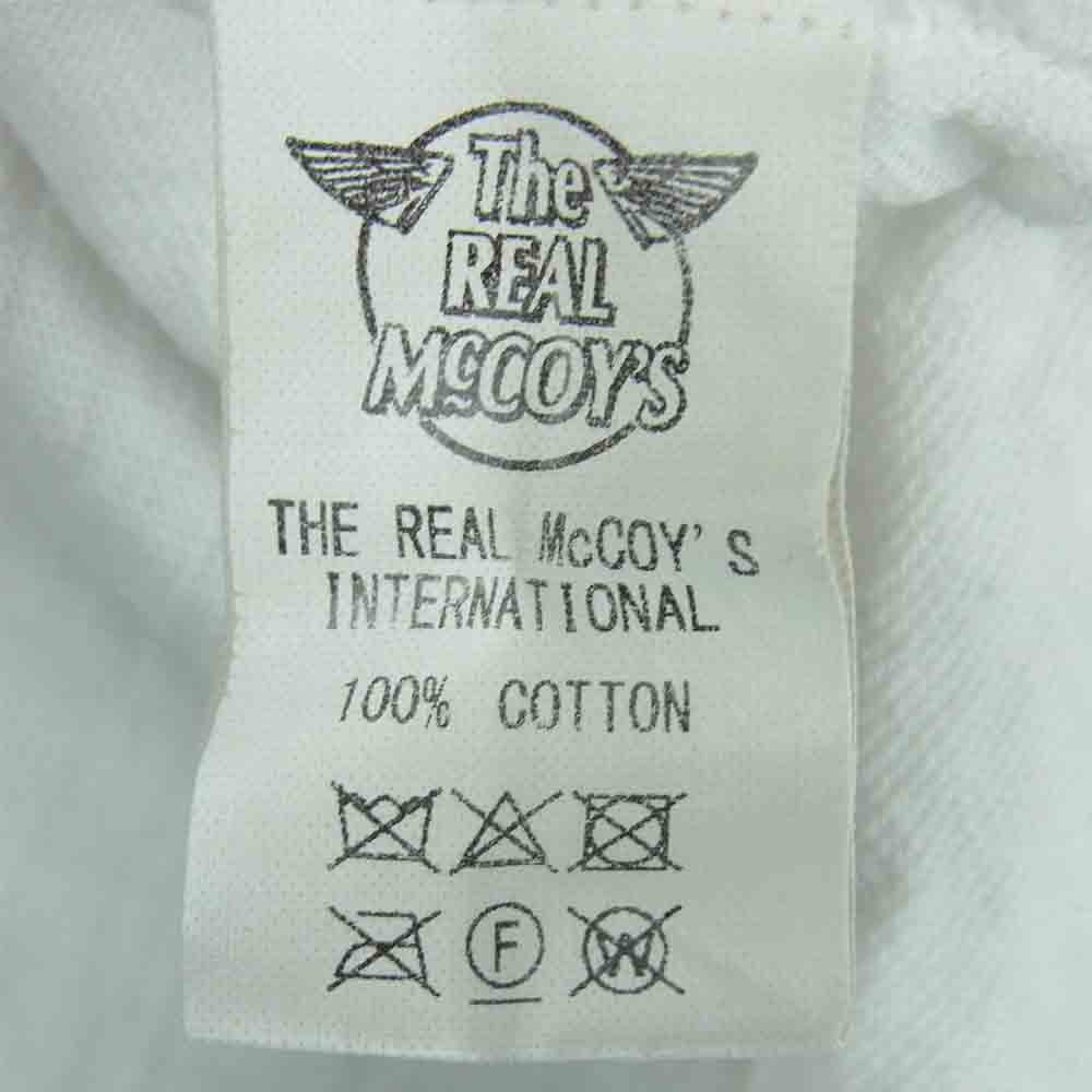 The REAL McCOY'S ザリアルマッコイズ AMERICAN ATHLETIC アメリカンアスレチック SOLID TEE 無地 半袖 Tシャツ ホワイト系 42【中古】