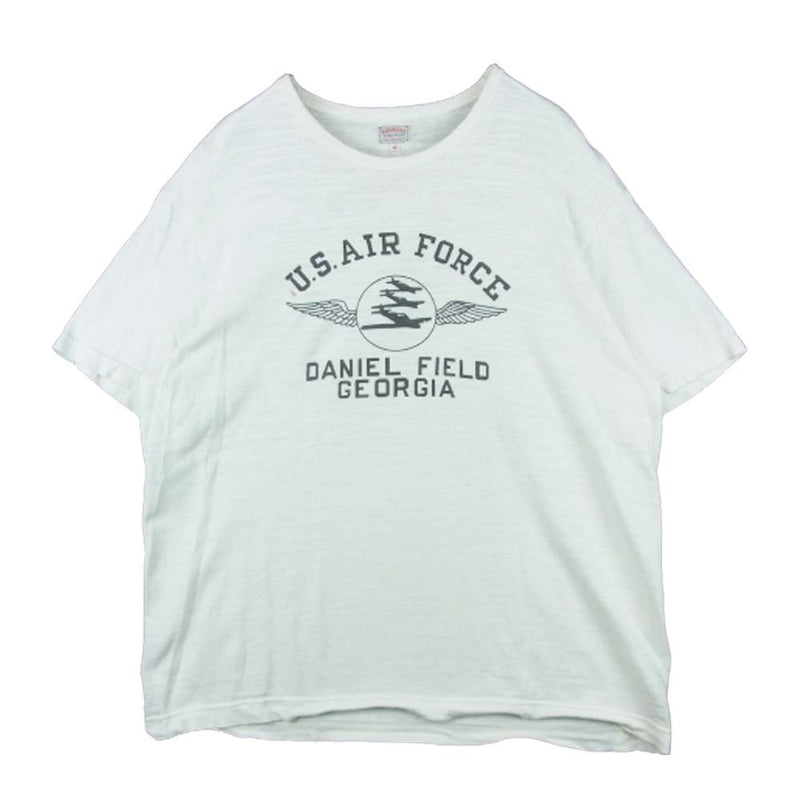 The REAL McCOY'S ザリアルマッコイズ AMERICAN ATHLETIC アメリカンアスレチック プリント 半袖 Tシャツ ホワイト系 42【中古】