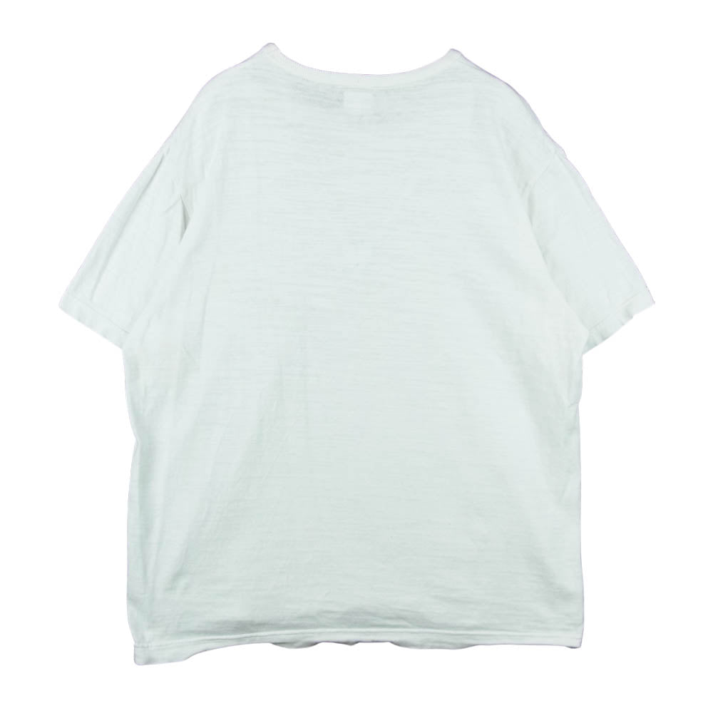 The REAL McCOY'S ザリアルマッコイズ AMERICAN ATHLETIC アメリカンアスレチック プリント 半袖 Tシャツ ホワイト系 42【中古】