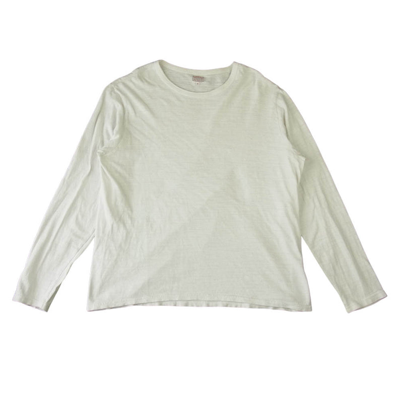 The REAL McCOY'S ザリアルマッコイズ AMERICAN ATHLETIC アメリカンアスレチック SOLID L/S TEE 無地 長袖 Ｔシャツ ホワイト系 XL【中古】