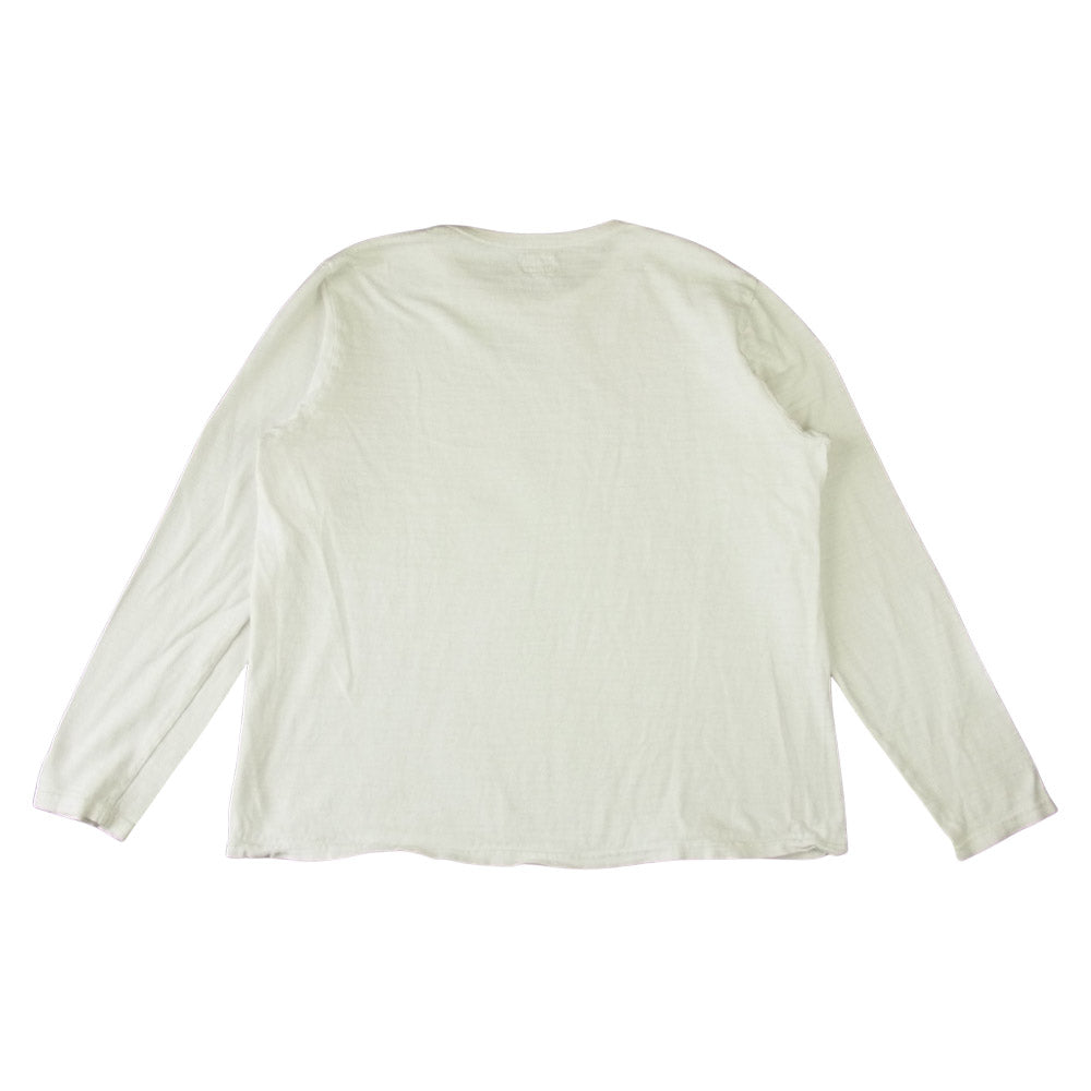The REAL McCOY'S ザリアルマッコイズ AMERICAN ATHLETIC アメリカンアスレチック SOLID L/S TEE 無地 長袖 Ｔシャツ ホワイト系 XL【中古】