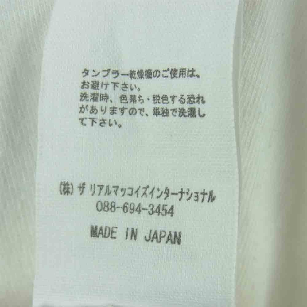 The REAL McCOY'S ザリアルマッコイズ マッコイスポーツウェア ポケット 半袖 Tシャツ ホワイト系 40【中古】