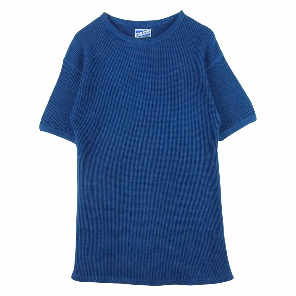 The REAL McCOY'S ザリアルマッコイズ マッコイスポーツウェア サーマル 半袖 Tシャツ ブルー系 38【中古】