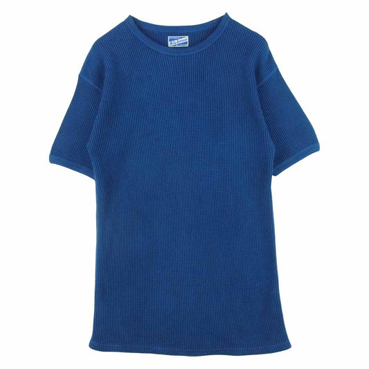 The REAL McCOY'S ザリアルマッコイズ マッコイスポーツウェア サーマル 半袖 Tシャツ ブルー系 38【中古】