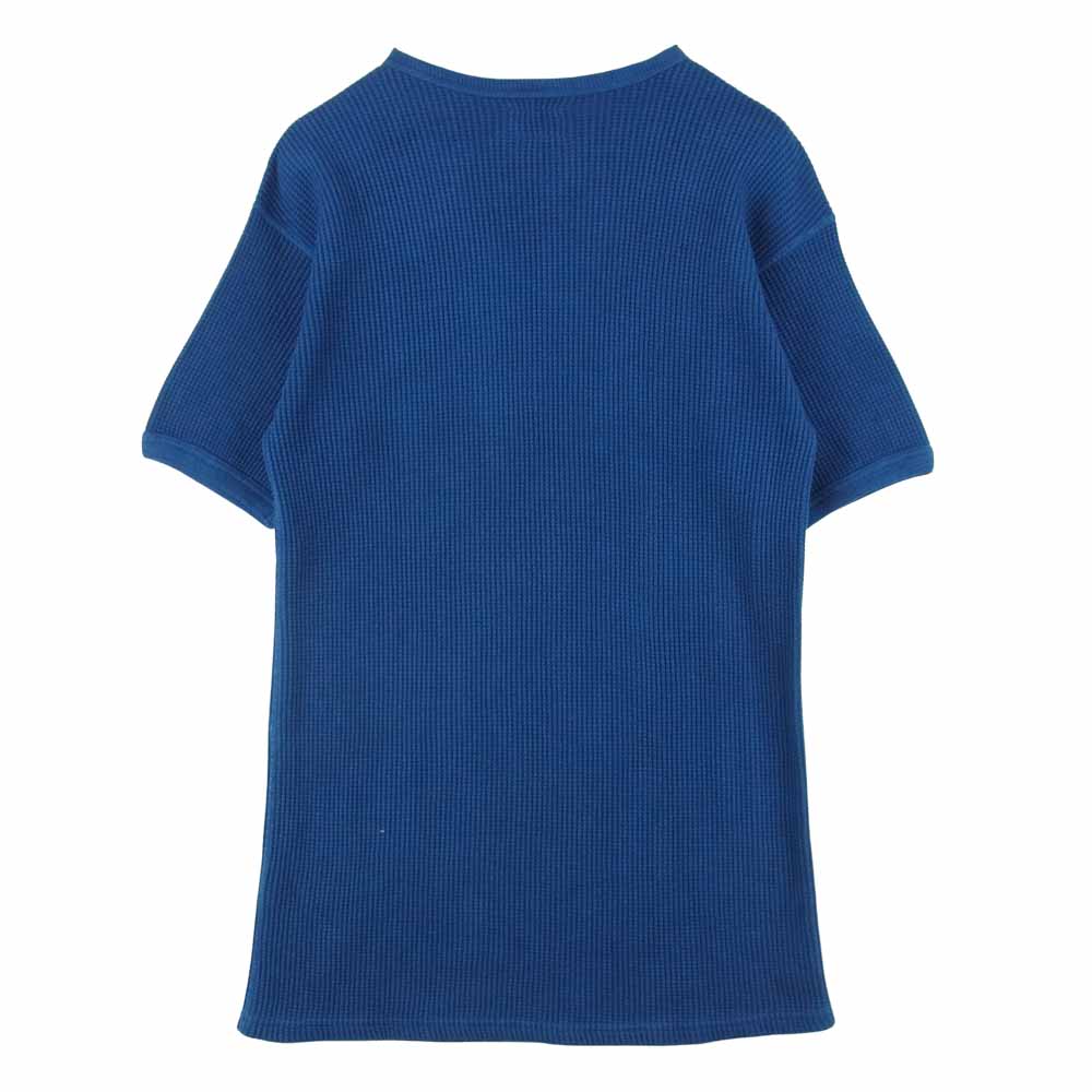 The REAL McCOY'S ザリアルマッコイズ マッコイスポーツウェア サーマル 半袖 Tシャツ ブルー系 38【中古】