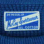 The REAL McCOY'S ザリアルマッコイズ マッコイスポーツウェア サーマル 半袖 Tシャツ ブルー系 38【中古】