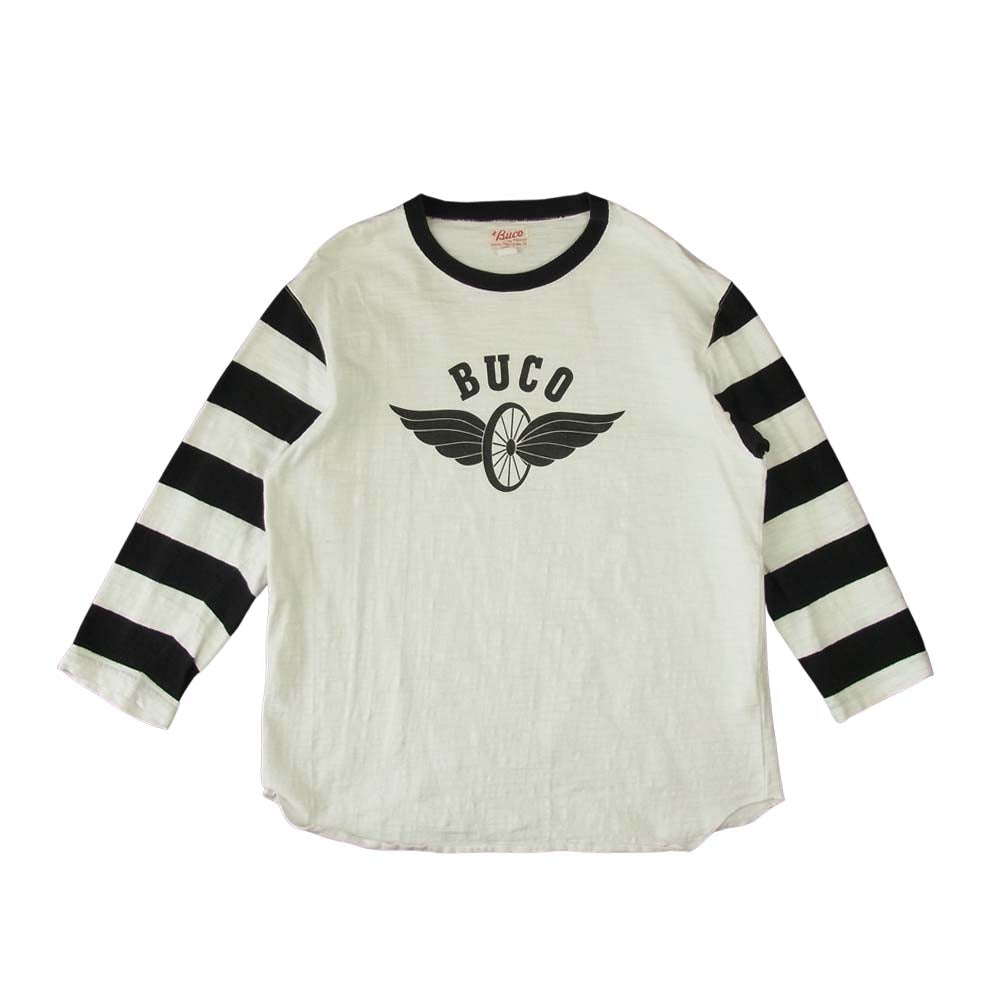 The REAL McCOY'S ザリアルマッコイズ BUCO L/S TEE ブコ 長袖 Tシャツ ホワイト系 L【中古】