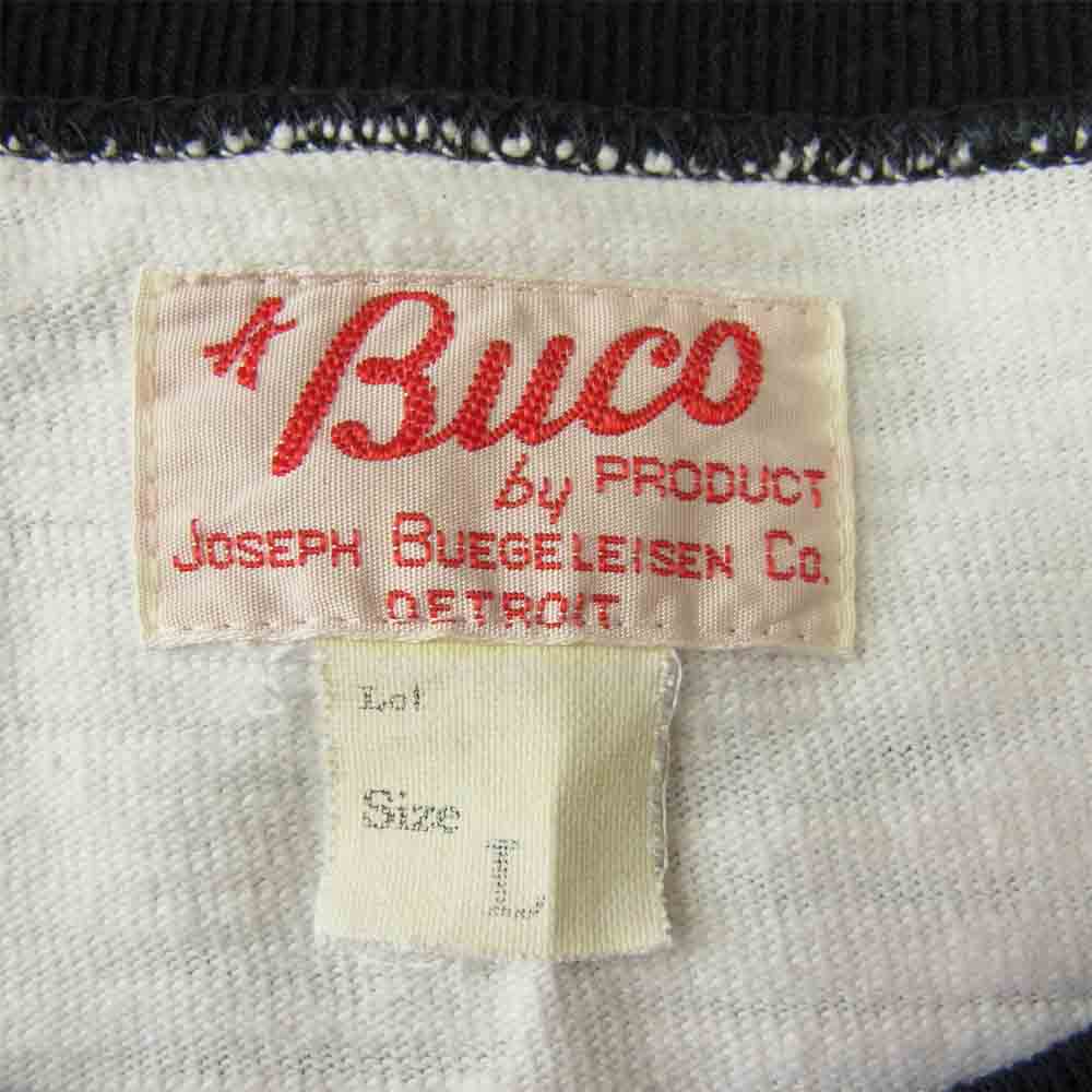 The REAL McCOY'S ザリアルマッコイズ BUCO L/S TEE ブコ 長袖 Tシャツ ホワイト系 L【中古】