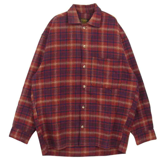 ディーエン GOOD LOOKING SHIRT L/S ペンドルトン フランネル 仕様 チェック シャツ ワインレッド系 ネイビー系 チェック M【中古】