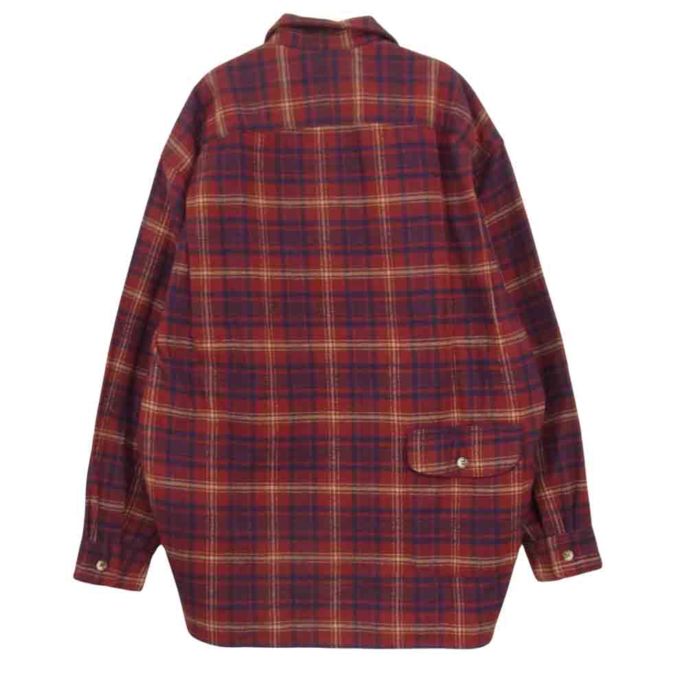 ディーエン GOOD LOOKING SHIRT L/S ペンドルトン フランネル 仕様 チェック シャツ ワインレッド系 ネイビー系 チェック M【中古】