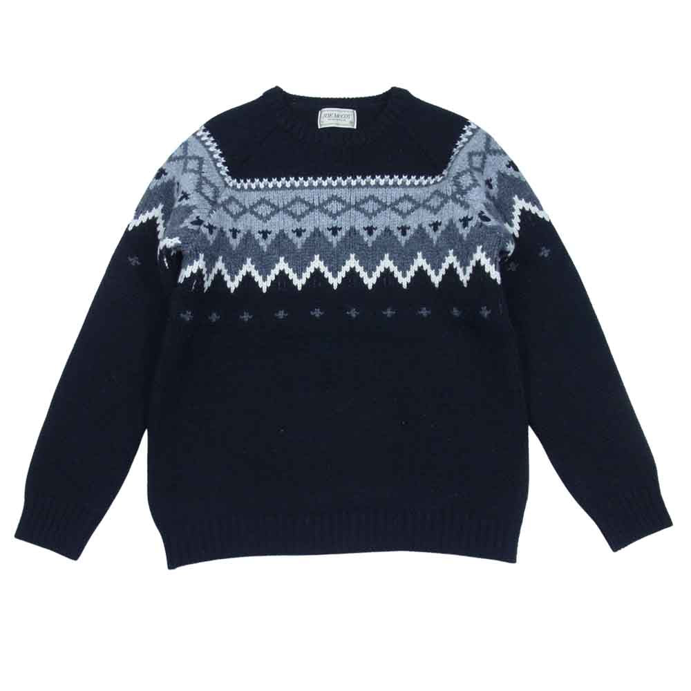 The REAL McCOY'S ザリアルマッコイズ JOE McCOY ジョーマッコイ NORDIC SWEATER ノルディック セーター ブラック系 M【中古】