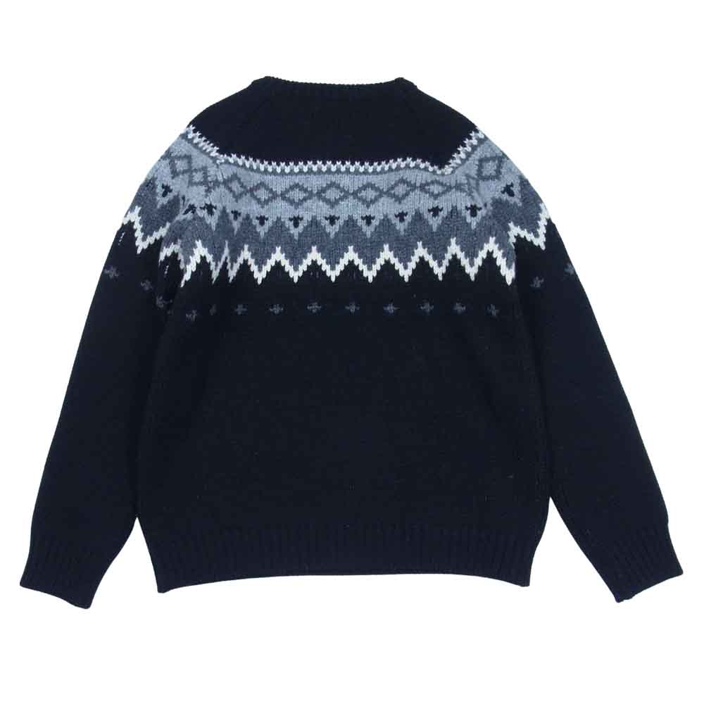 The REAL McCOY'S ザリアルマッコイズ JOE McCOY ジョーマッコイ NORDIC SWEATER ノルディック セーター ブラック系 M【中古】