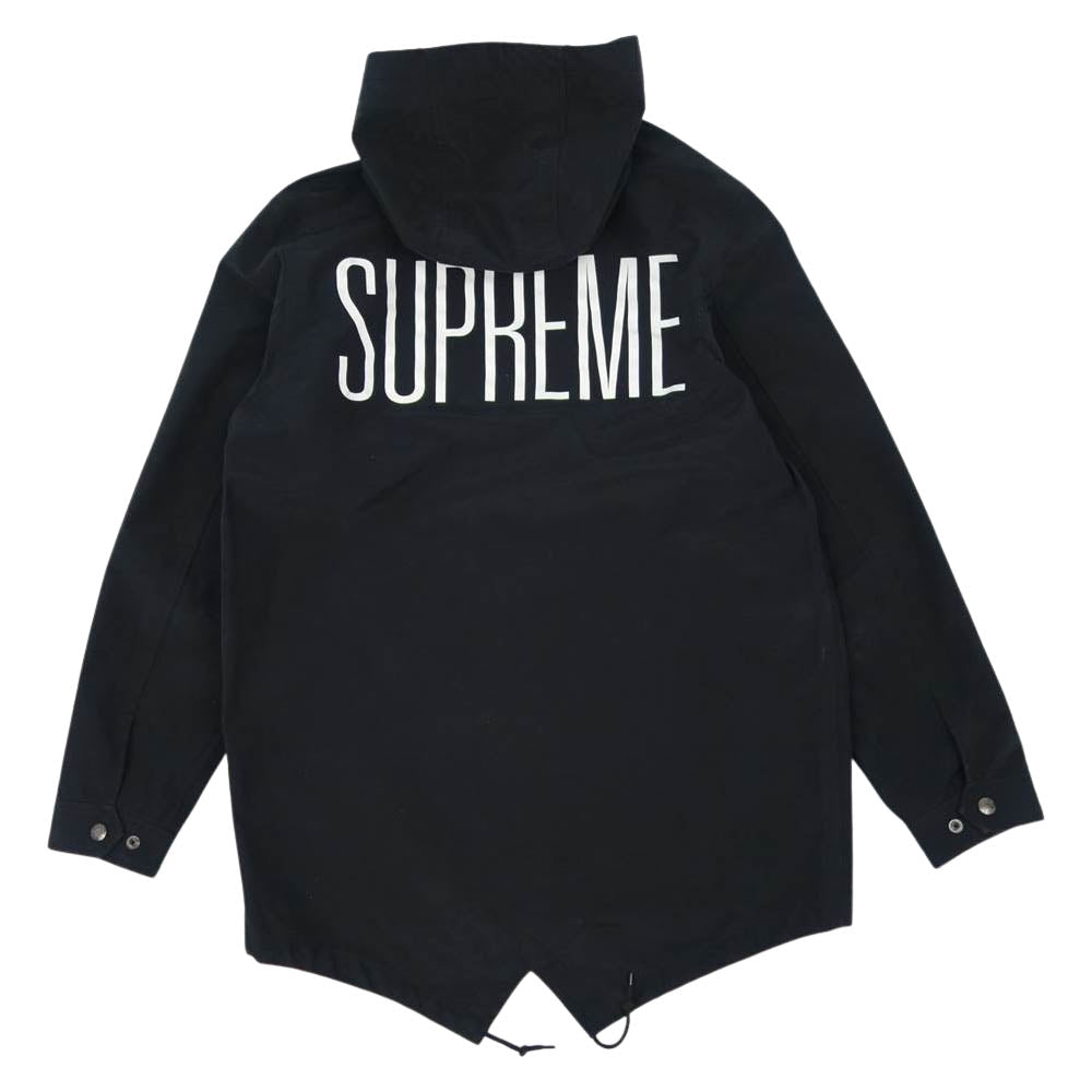 Supreme シュプリーム 13ss Taped Seam Fish Tail Parka テープド シーム フィッシュテール パーカ ジャケット ブラック系 M【中古】