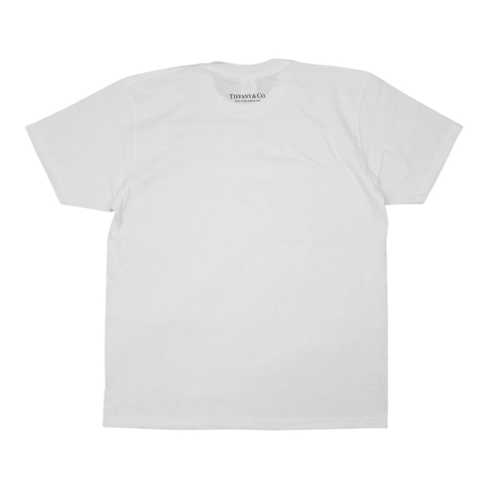 Supreme シュプリーム 21AW TIFFANY&Co Box Logo Tee ティファニー ボックスロゴ ホワイト系 L【新古品】【未使用】【中古】