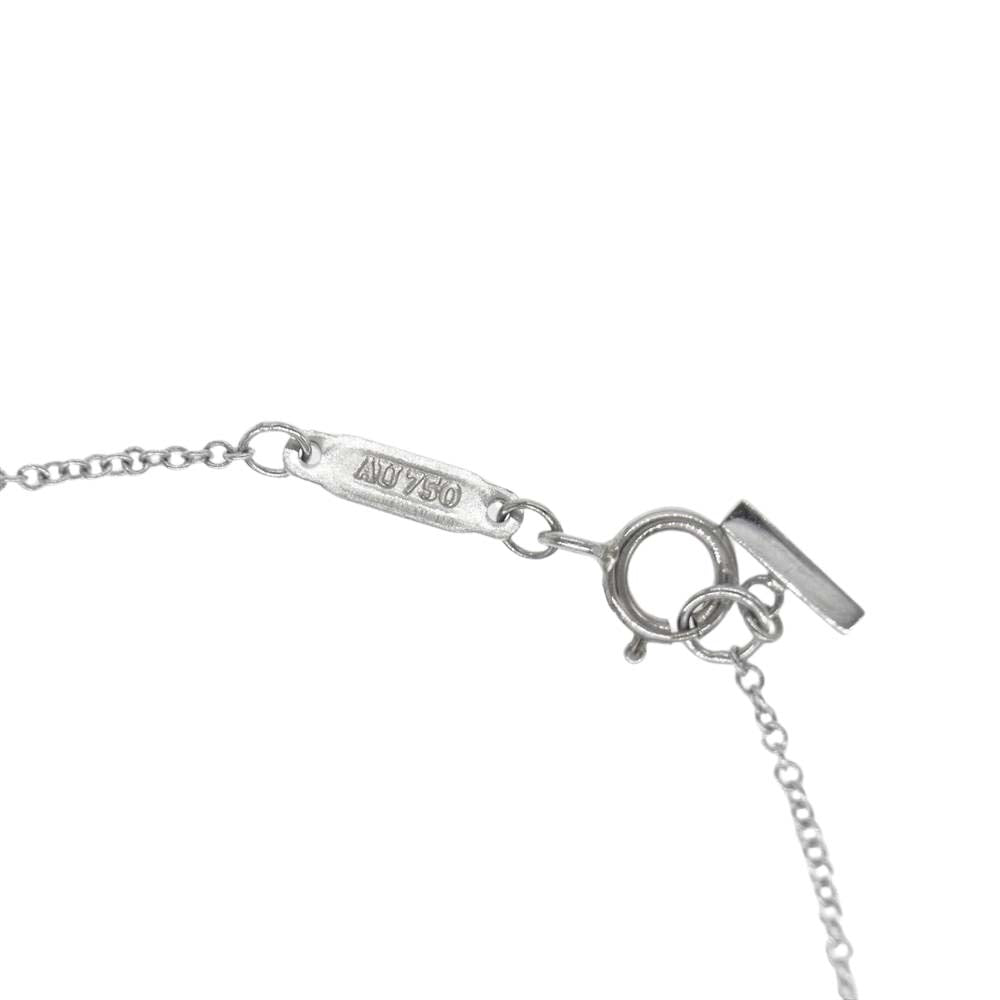 TIFFANY&Co. ティファニー K18WG Tスマイル ラージ ホワイトゴールド シルバー系【中古】