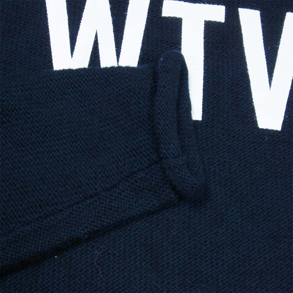WTAPS ダブルタップス 17AW 172MADT-KNM03 AVANT SWEATER. COAC ロゴ セーター ブラック系 1【美品】【中古】