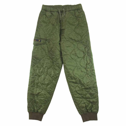 WTAPS ダブルタップス 19AW 192TQDT-PTM02 WLT TROUSERS ライナー キルティング パンツ カーキ系 01【美品】【中古】