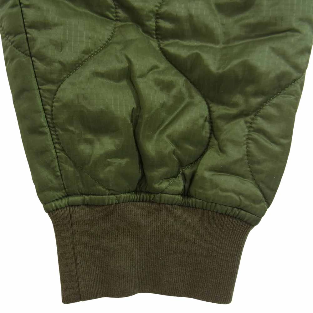 WTAPS ダブルタップス 19AW 192TQDT-PTM02 WLT TROUSERS ライナー キルティング パンツ カーキ系 01【美品】【中古】