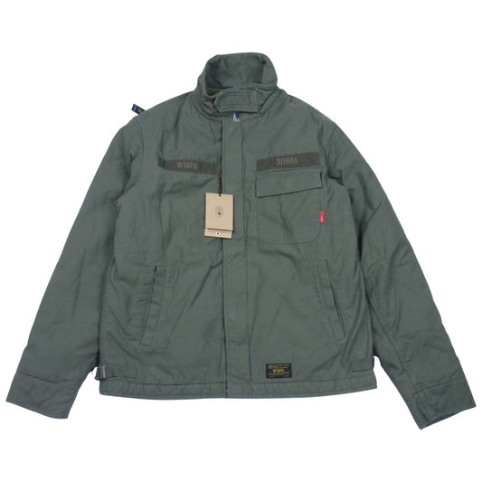 WTAPS ダブルタップス 17AW 172WVDT-JKM01 A-1 JACKET CONY SATIN ミリタリー ジャケット カーキ系 1【美品】【中古】