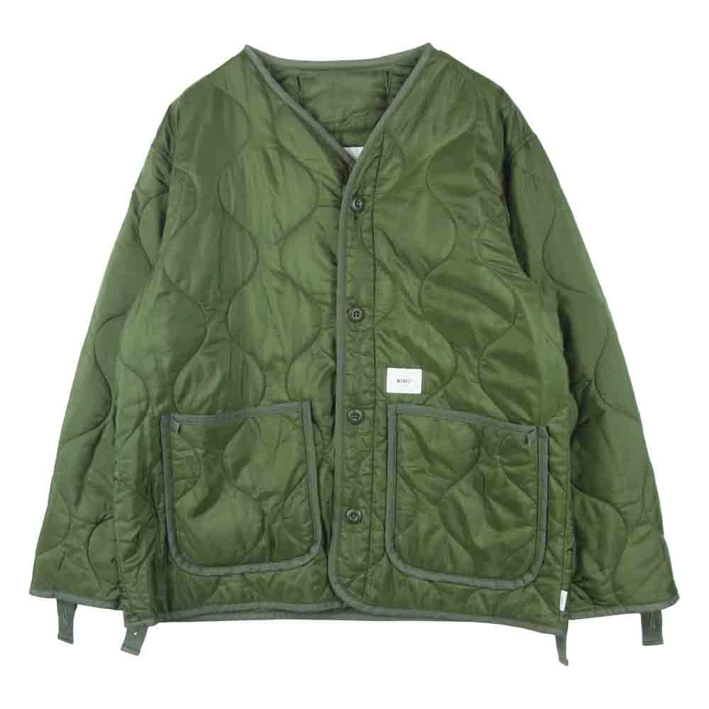 WTAPS ダブルタップス 19AW 192BRDT-JKM05 WLJ JACKET ライナー キルティング ジャケット カーキ系 01【美品】【中古】