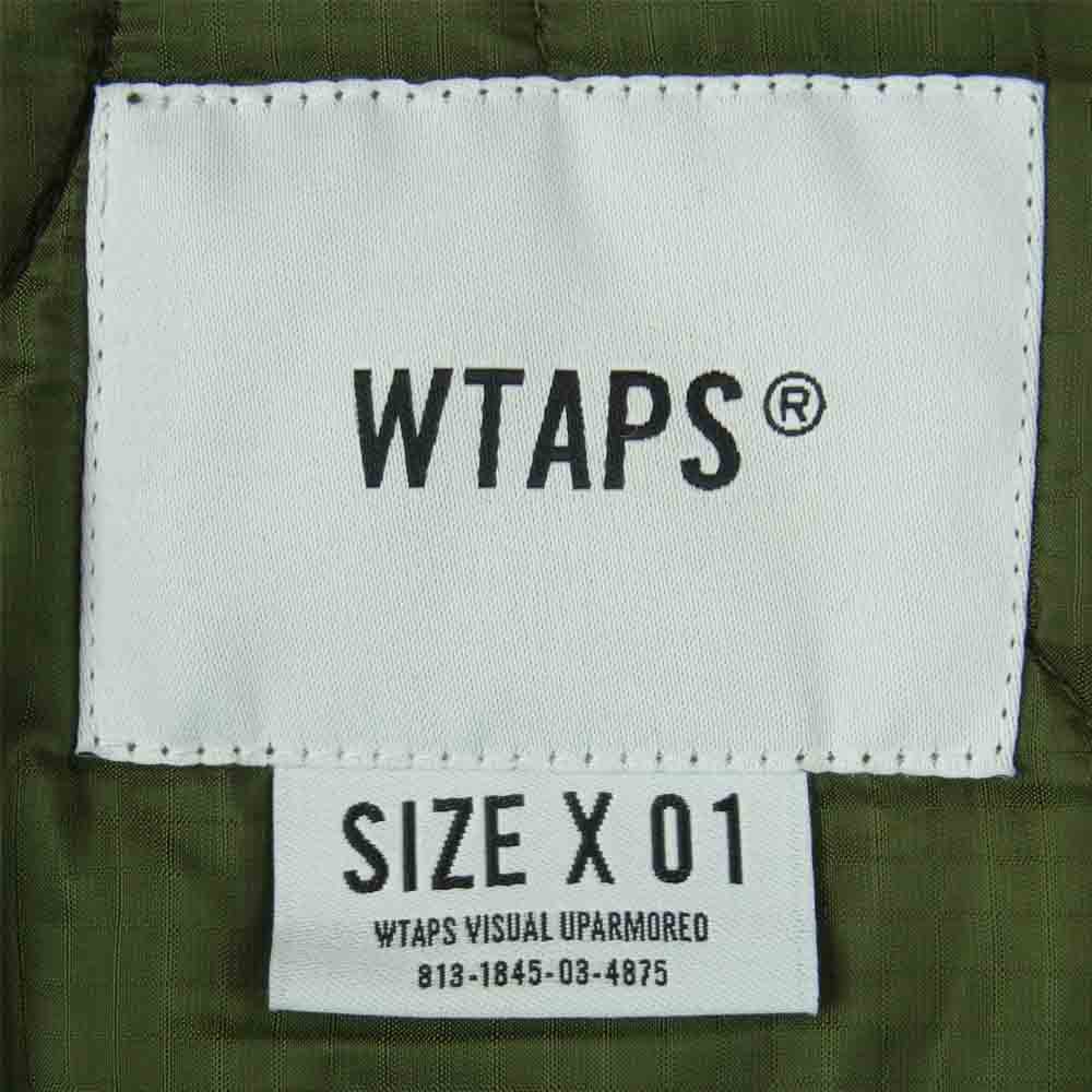 WTAPS ダブルタップス 19AW 192BRDT-JKM05 WLJ JACKET ライナー キルティング ジャケット カーキ系 01【美品】【中古】