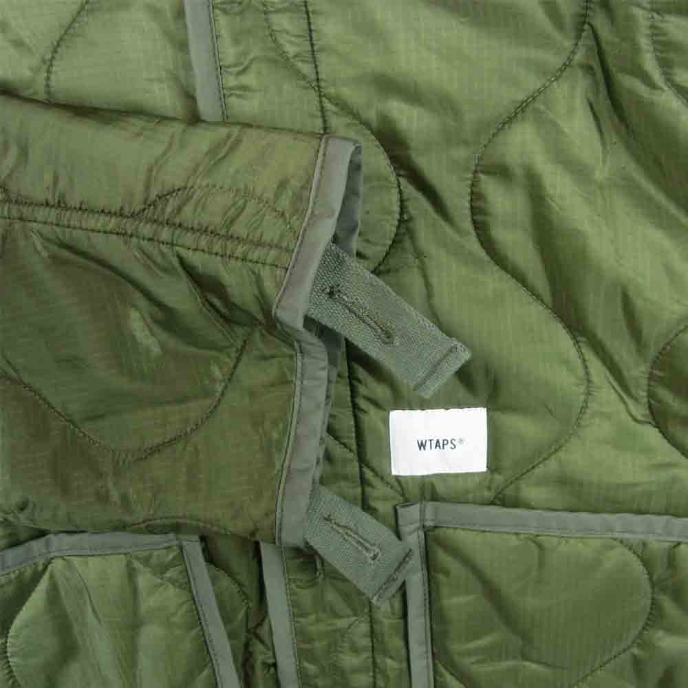 WTAPS ダブルタップス 19AW 192BRDT-JKM05 WLJ JACKET ライナー キルティング ジャケット カーキ系 01【美品】【中古】