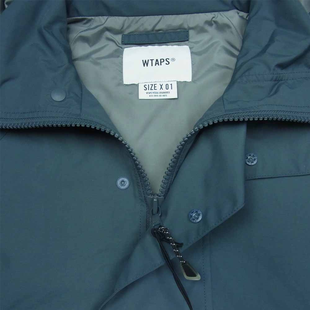 WTAPS ダブルタップス 18AW 182BRDT-JKM01 INCOM JACKET.NYLON.TUSSAH ナイロン インカム ジャケット グレー系 01【極上美品】【中古】
