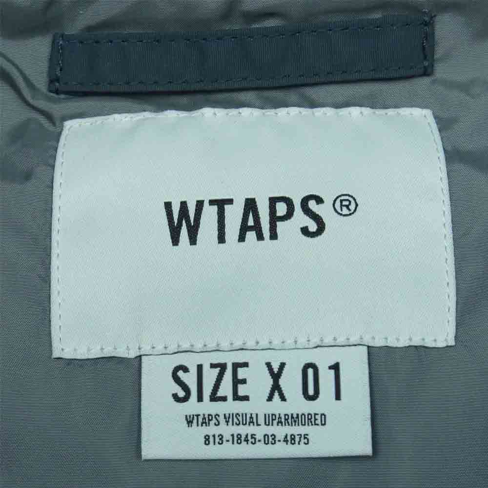 WTAPS ダブルタップス 18AW 182BRDT-JKM01 INCOM JACKET.NYLON.TUSSAH ナイロン インカム ジャケット グレー系 01【極上美品】【中古】