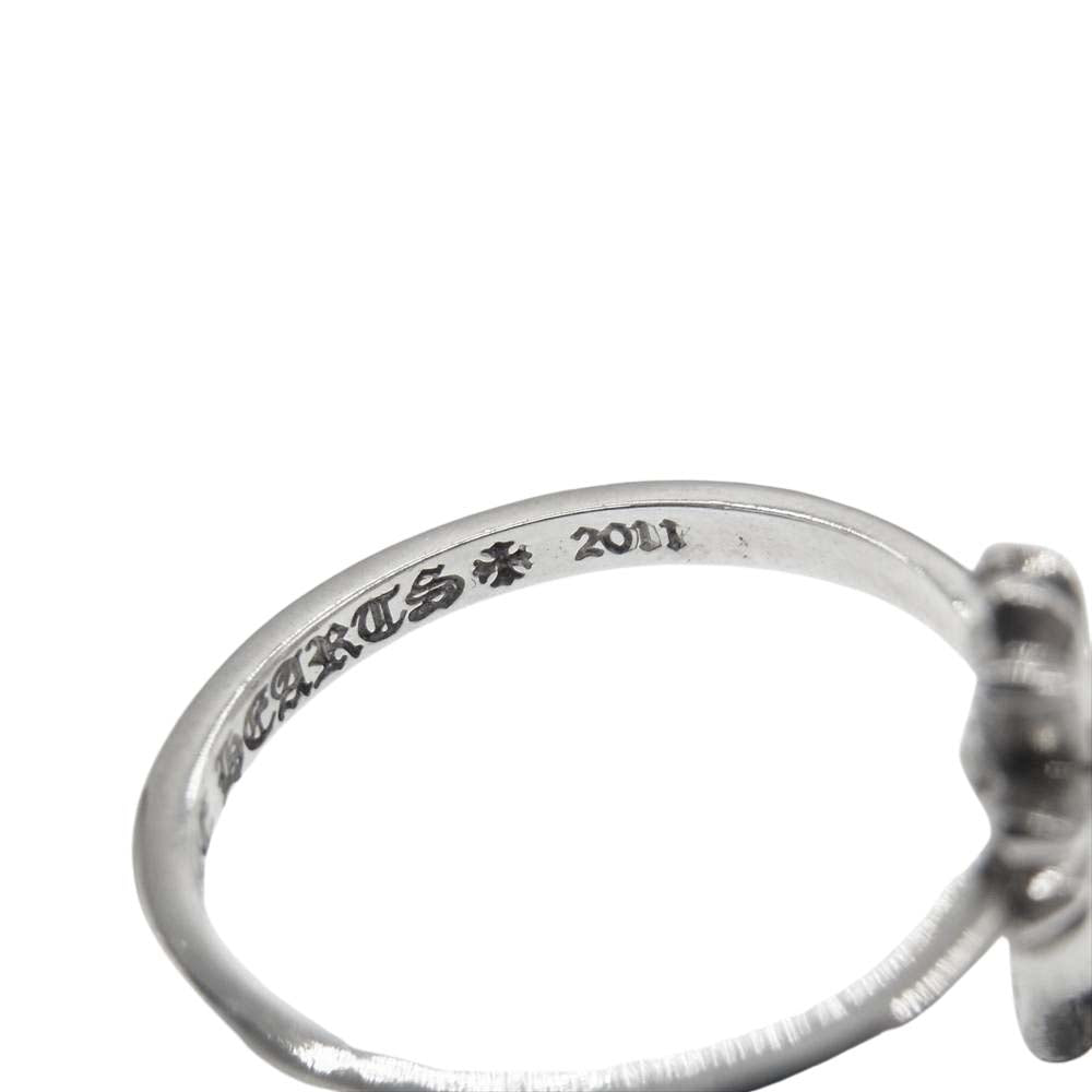 CHROME HEARTS クロムハーツ（原本無） バブルガム CHクロス リング シルバー系【中古】