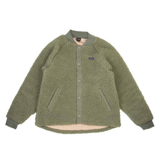 patagonia パタゴニア 18AW 65415 Girls' Retro-X Bomber Jacket ガールズ レトロX ボマー フリース ジャケット グレー系 L【中古】