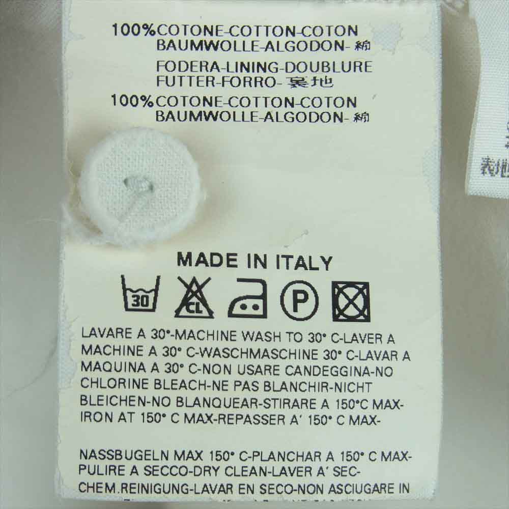 MAISON MARGIELA メゾンマルジェラ 初期 アーカイブ レディースコレクションライン ここのえタグ 00937 カットオフ 長袖 シャツ ホワイト系 40【中古】
