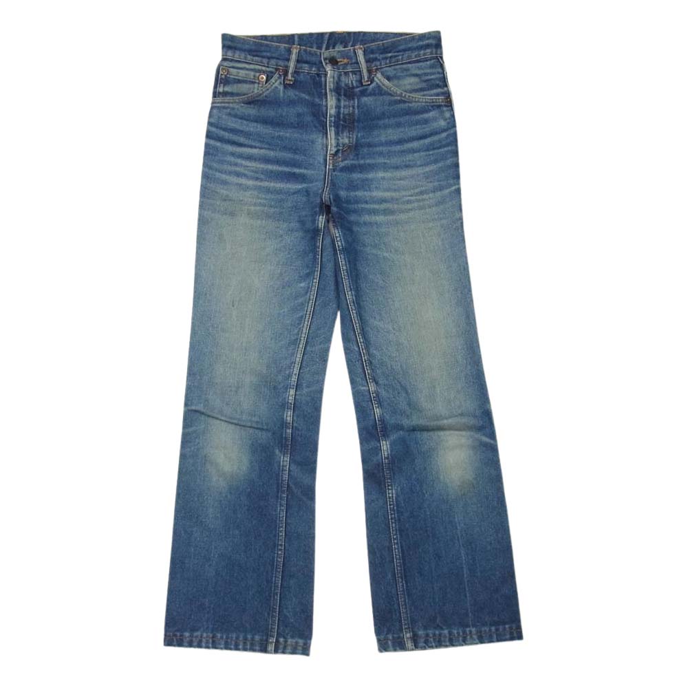 Levi's リーバイス ヴィンテージ オリジナル ジップフライ オレンジタブ 刻印無し デニム パンツ インディゴブルー系 W32 L46【中古】