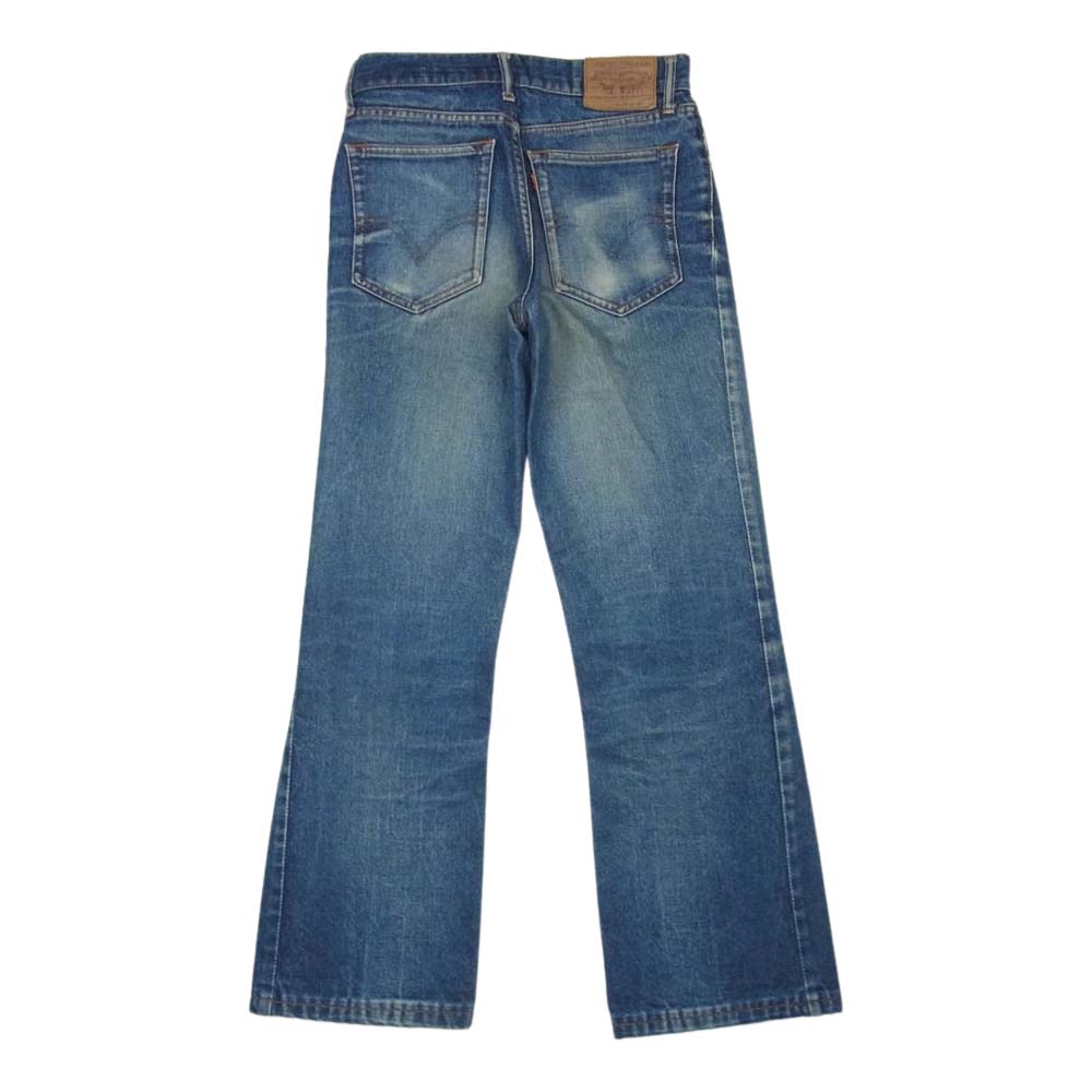 Levi's リーバイス ヴィンテージ オリジナル ジップフライ オレンジタブ 刻印無し デニム パンツ インディゴブルー系 W32 L46【中古】