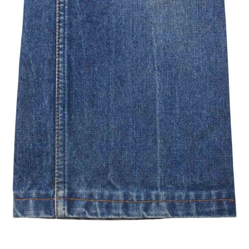 Levi's リーバイス ヴィンテージ オリジナル ジップフライ オレンジタブ 刻印無し デニム パンツ インディゴブルー系 W32 L46【中古】