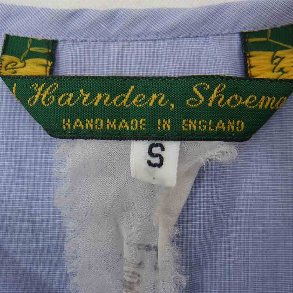Paul Harnden ポールハーデン コットン グランパシャツ プルオーバー ブルー系 S【中古】